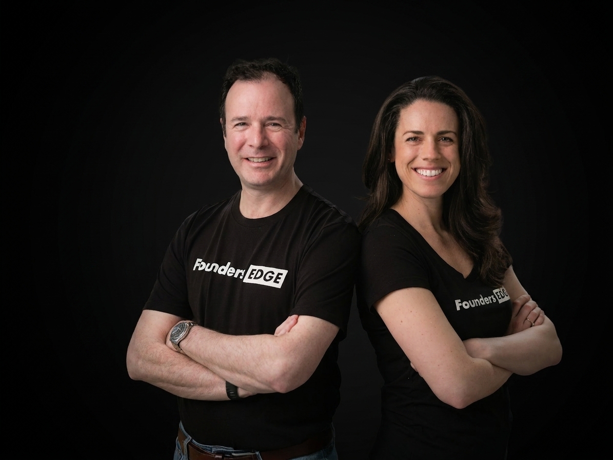 Greg and Jess, FoundersEdge partners